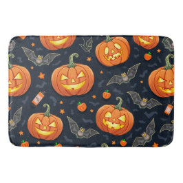 Halloween Pumkin Bath Mat Badematte