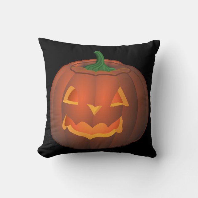 Halloween Pumkin Kissen Geschenke Jack-o-Laterne D (Vorderseite)