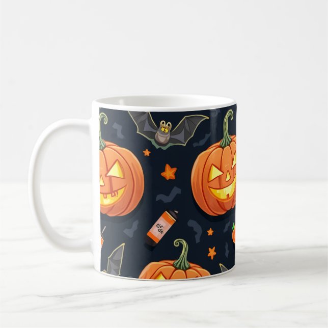 Halloween Pumkin-Tasse Kaffeetasse (Links)