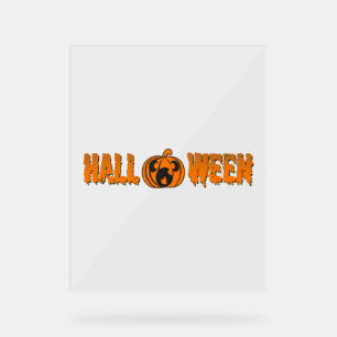 Halloween Pumpkin Acrylschild