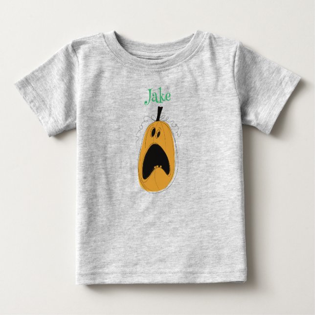 Halloween Pumpkin Baby T - Shirt (Vorderseite)