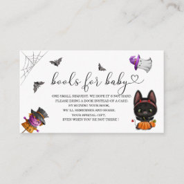 Halloween Pumpkin Babyduschbücher für das Baby Begleitkarte