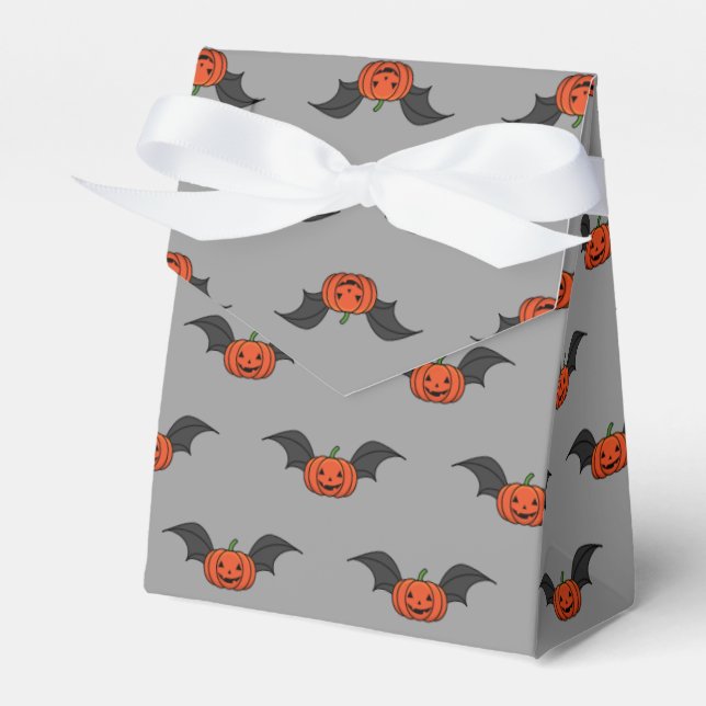 Halloween Pumpkin Bat Geschenkschachtel (Vorderseite)
