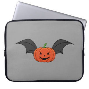 Halloween Pumpkin Bat Laptopschutzhülle