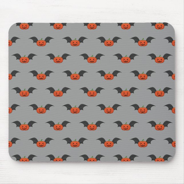 Halloween Pumpkin Bat Mousepad (Vorne)