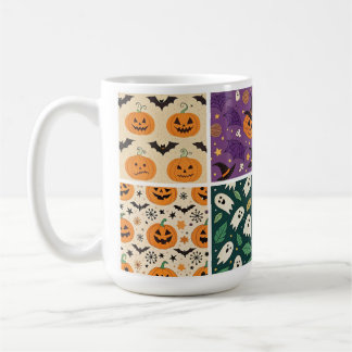 "Halloween Pumpkin Bat Pattern Tasse" Kaffeetasse