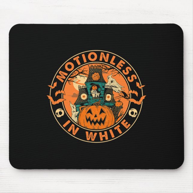 Halloween Pumpkin Beängstigend Fun Motionlesses in Mousepad (Vorne)