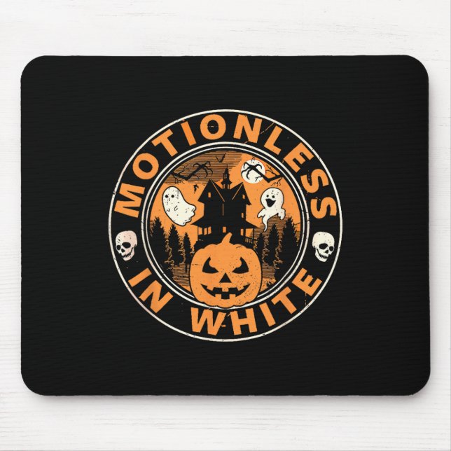Halloween Pumpkin Beängstigende lustige Motionless Mousepad (Vorne)
