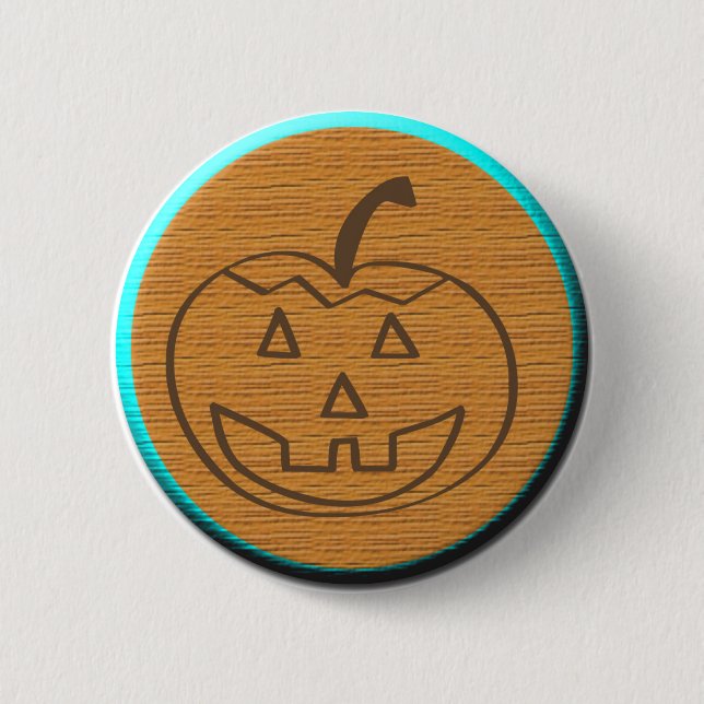 Halloween Pumpkin Button (Vorderseite)
