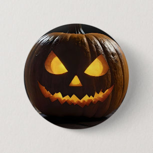 Halloween Pumpkin, Button