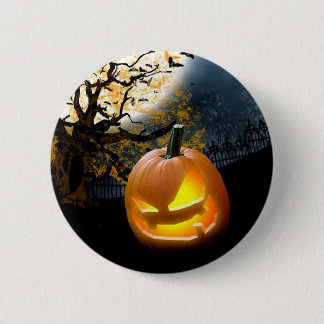 Halloween Pumpkin Button
