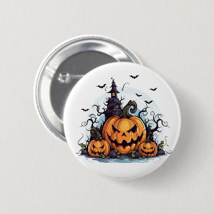 Halloween Pumpkin-Button Button