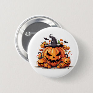 Halloween Pumpkin-Button Button