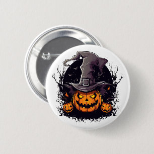 Halloween Pumpkin-Button Button