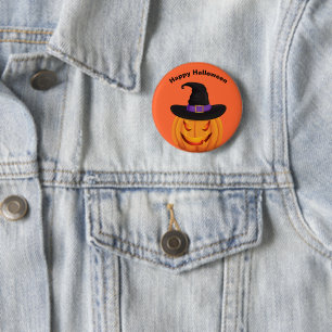 Halloween Pumpkin-Button Button