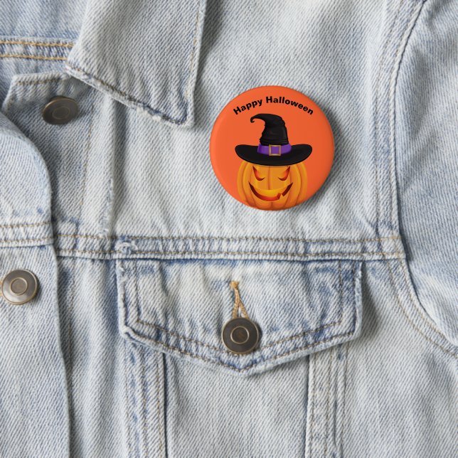 Halloween Pumpkin-Button Button (Beispiel)