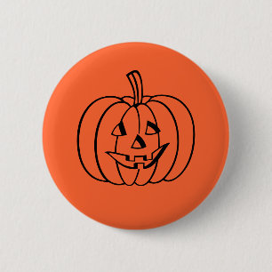 Halloween Pumpkin-Button Button