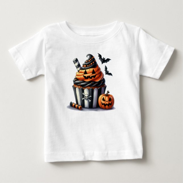Halloween Pumpkin Cake Tee Shirt (Vorderseite)