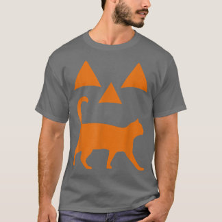Halloween Pumpkin Cat Jackolantern Anzug  T-Shirt
