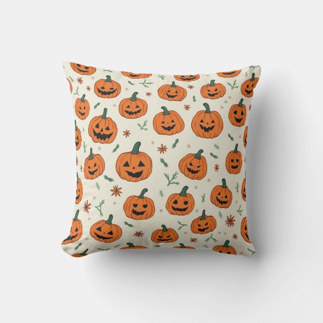 Halloween Pumpkin Cushion Kissen (Vorderseite)