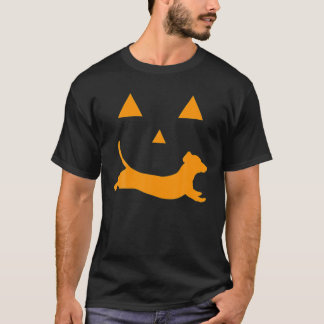 Halloween Pumpkin Dackel Jack-O'-Lantern T-Shirt