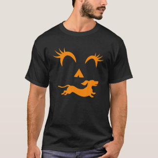 Halloween Pumpkin Dackel Jack-o-Laterne T-Shirt