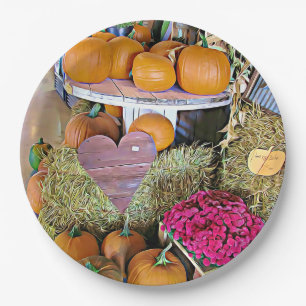 Halloween Pumpkin Display Party Paper Teller