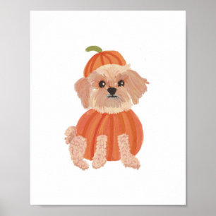 Halloween Pumpkin Doster Poster