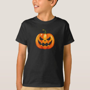 Halloween Pumpkin Face Beängstigend T-Shirt