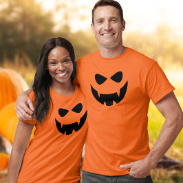 Halloween Pumpkin Face Kürbislaterne T - Shirt