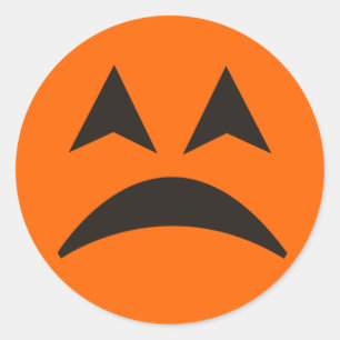 Halloween Pumpkin Face Sticker 10