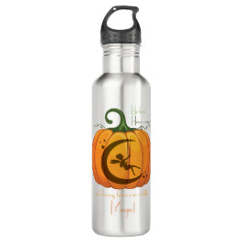 Halloween Pumpkin Fairy design Edelstahlflasche