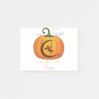 Halloween Pumpkin Fairy Design Post-it Klebezettel