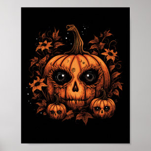 Halloween Pumpkin Fall Erntedank Herbst 1 Poster