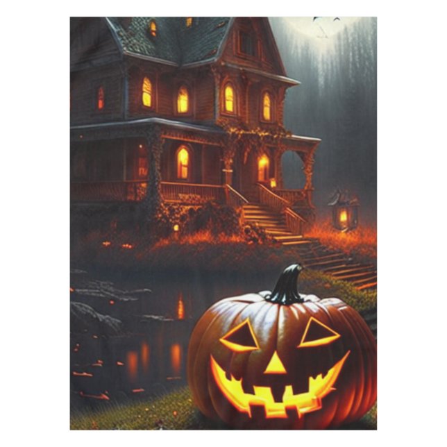 Halloween/Pumpkin/Fall Tischdecke (Vorderseite)