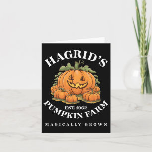 Halloween Pumpkin Farm Magisch erbaut Karte