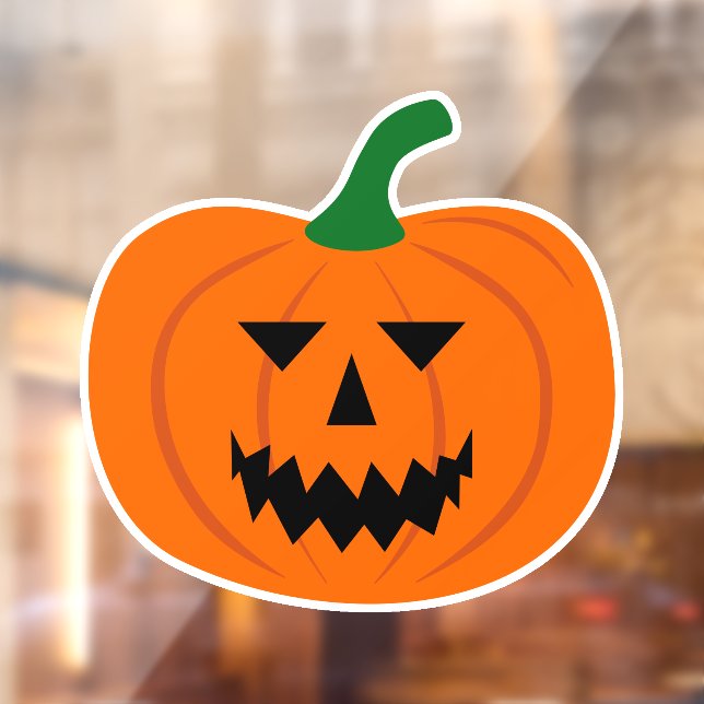 Halloween Pumpkin-Fensterklammer Fensteraufkleber (Blatt 2)