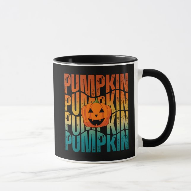 HALLOWEEN PUMPKIN FUNNY PUMPKIN LOVER TASSE (Rechts)