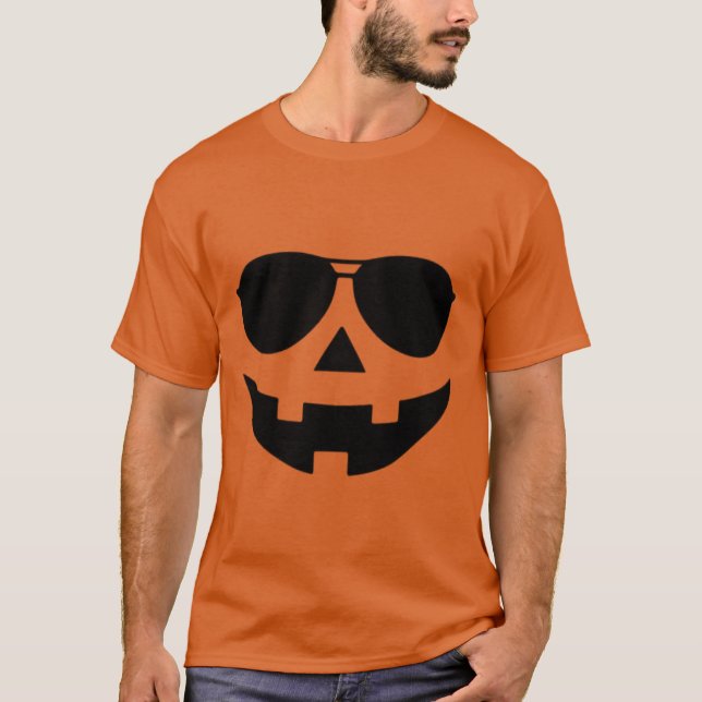 Halloween Pumpkin Funny   T-Shirt (Vorderseite)