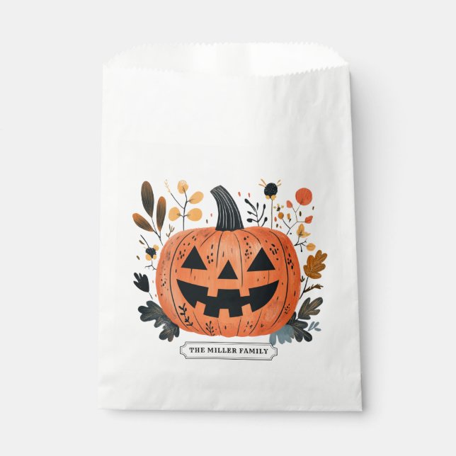 Halloween Pumpkin Fvor Bag Geschenktütchen (Vorderseite)