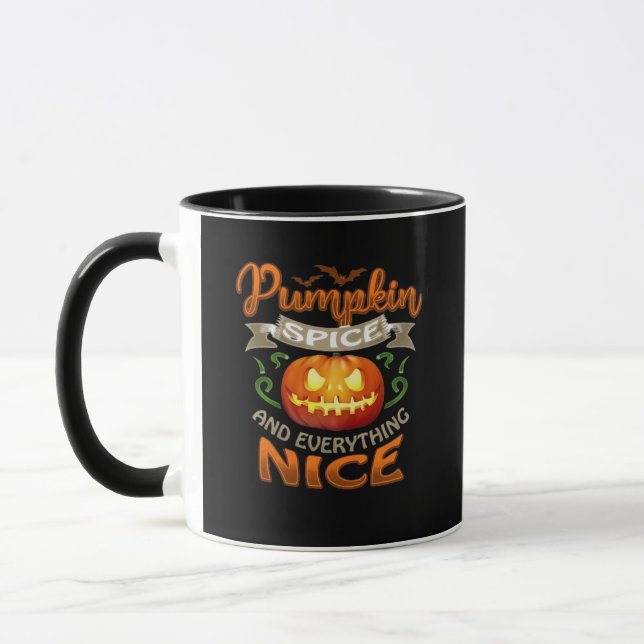 Halloween Pumpkin Gewürz Alles Nette Jack-O'-La Tasse (Links)