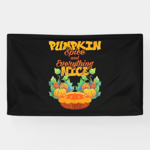 Halloween Pumpkin Gewürz und alles Gute Banner