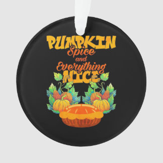Halloween Pumpkin Gewürz und alles Gute Ornament