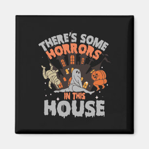 Halloween Pumpkin Ghost Es gibt einige Horror in d Magnet