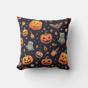 Halloween Pumpkin Ghost Pillow Cushion Kissen