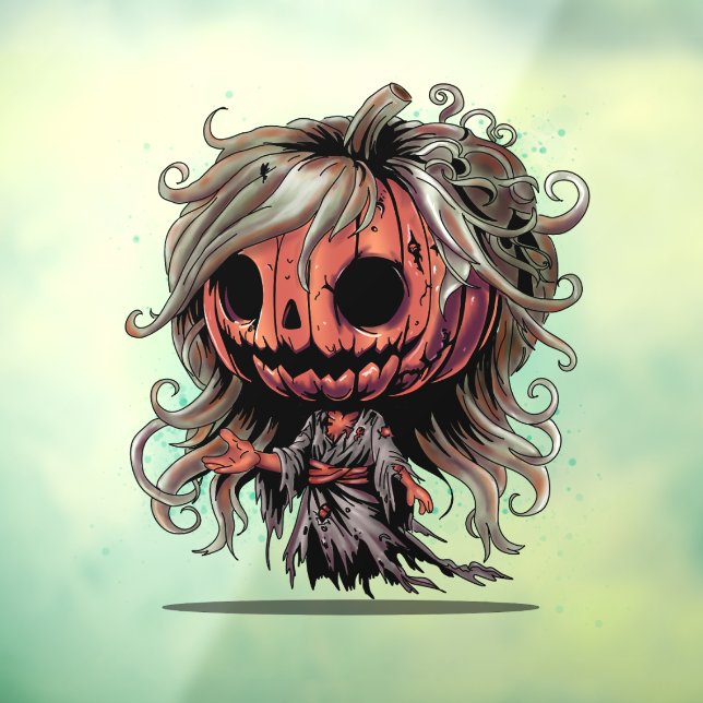 Halloween Pumpkin Ghoul Fensteraufkleber (Blatt 3)