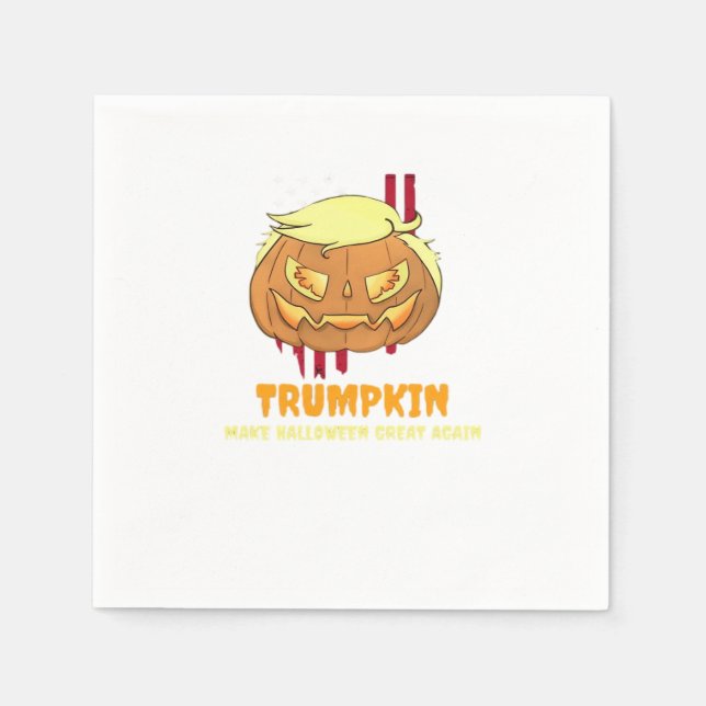 Halloween Pumpkin, Halloween-Trumpkin Serviette (Vorderseite)