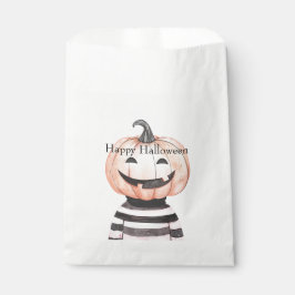 Halloween Pumpkin Head in T Shirt  Geschenktütchen
