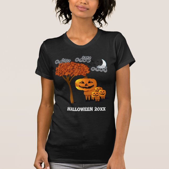 HALLOWEEN PUMPKIN HEADS T - Shirt (Vorderseite)