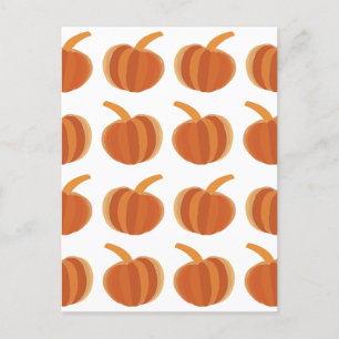 Halloween Pumpkin Herbst Postkarte